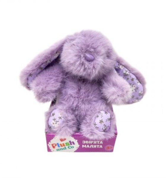 Мяка іграшка Plush and Co ЗАЙЧИК (ВИД 2) 16см з вушками