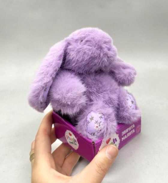 Мяка іграшка Plush and Co ЗАЙЧИК (ВИД 2) 16см з вушками