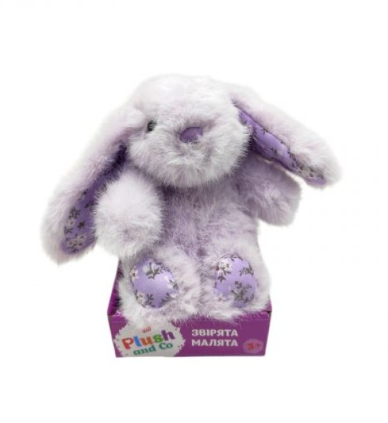 Мяка іграшка Plush and Co ЗАЙЧИК (ВИД 3) 16 см з вушками