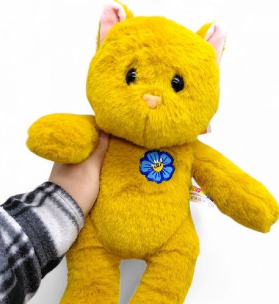 Мʼяка іграшка "Кошеня  Victory" 29 см (КОРИЧНЕВА)