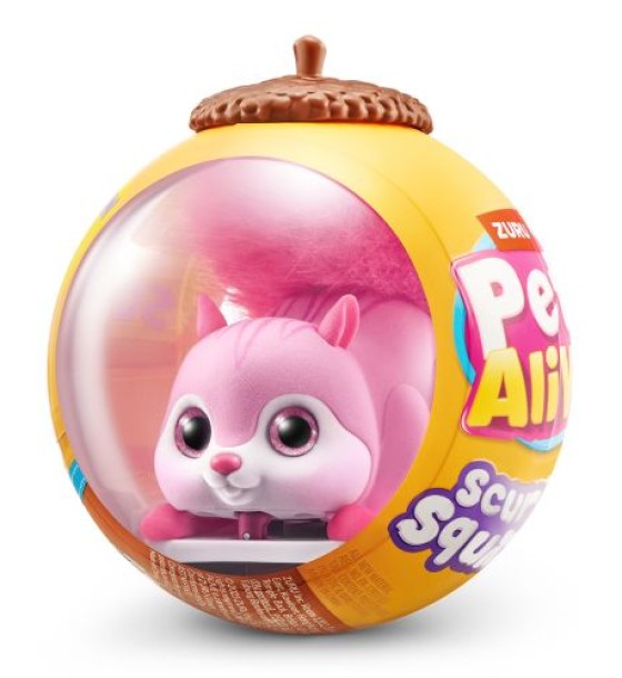 Інтерактивна іграшка PETS ALIVE S1 – БІЛОЧКА (рожевий)
