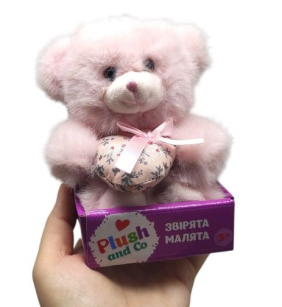 Мʼяка іграшка "Plush and Co. ВЕДМЕДИК" (БУЗКОВИЙ) 13 см