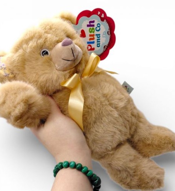 Мʼяка іграшка "Plush and Co. Ведмедик" (КАПУЧИНО) 30 см