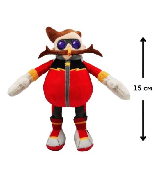 М'яка іграшка на кліпсі Sonic Prime – Доктор Еґман