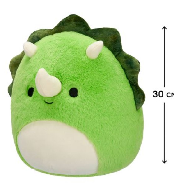 М'яка іграшка Squishmallows - Тріцератопс Трістан (30 cm)