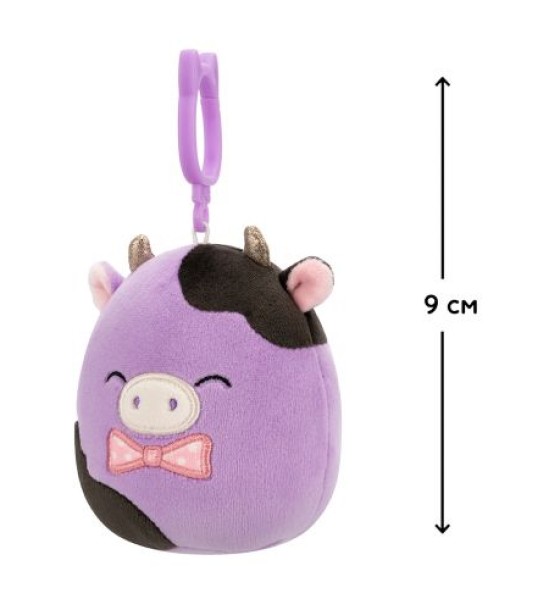 М'яка іграшка на кліпсі Squishmallows – Корівка Олексі