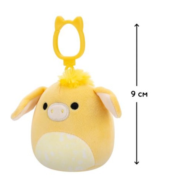 М'яка іграшка на кліпсі Squishmallows – Віслючок Гевін