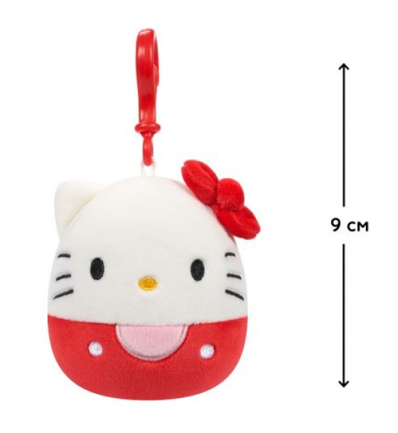 М'яка іграшка на кліпсі Squishmallows - Хелоу Кітті (9 cm)