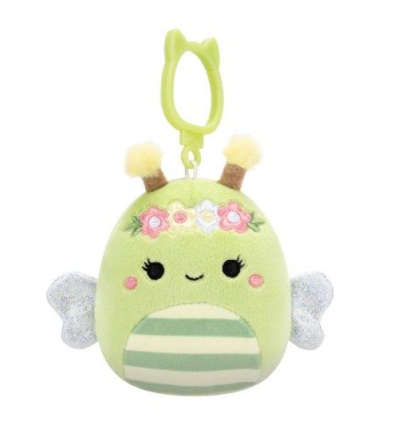 М'яка іграшка на кліпсі Squishmallows – Бджілка Сібіл
