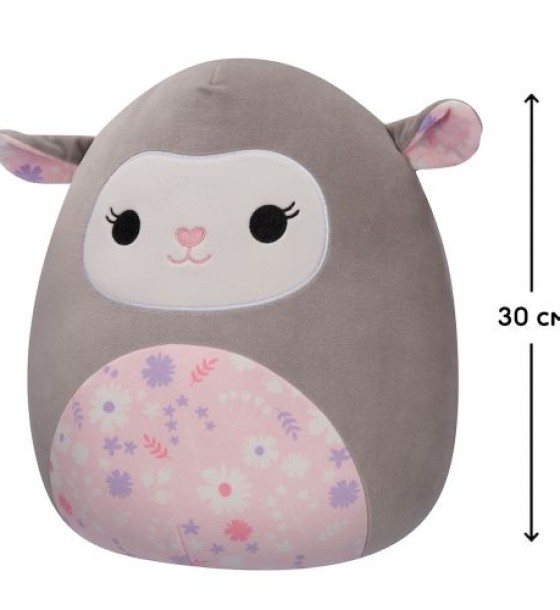 М'яка іграшка Squishmallows - Сіре ягня (30 cm)