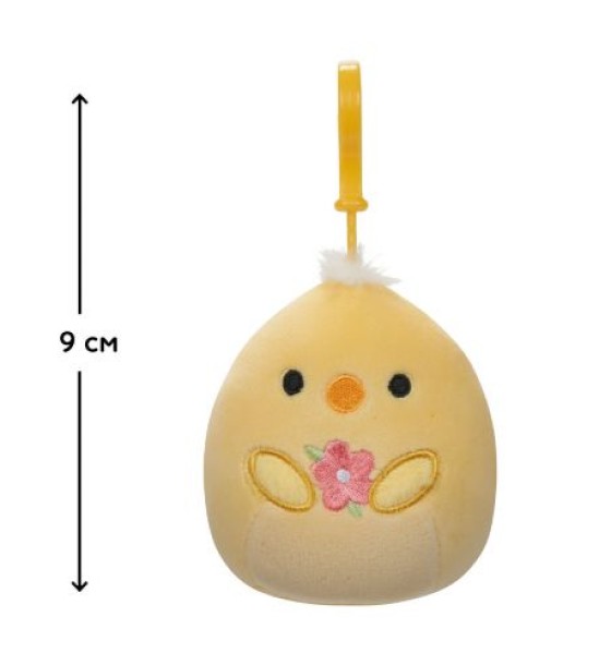 М'яка іграшка на кліпсі Squishmallows- Пташеня Трістон (9cm)