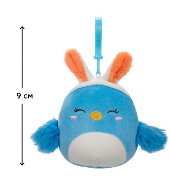 М'яка іграшка на кліпсі Squishmallows - Пташка Бебе (9 cm)
