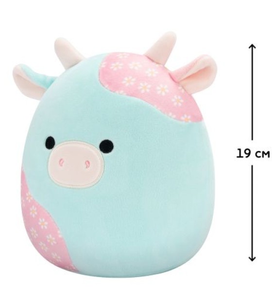 М'яка іграшка Squishmallows - М'ятна пастельна корівка (19 cm)