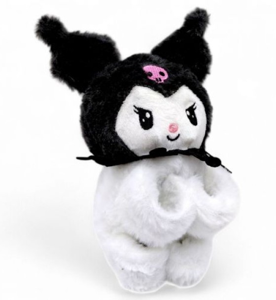 Мяка іграшка на руку Аніме "KUROMI" 18 см (ЧОРНА)