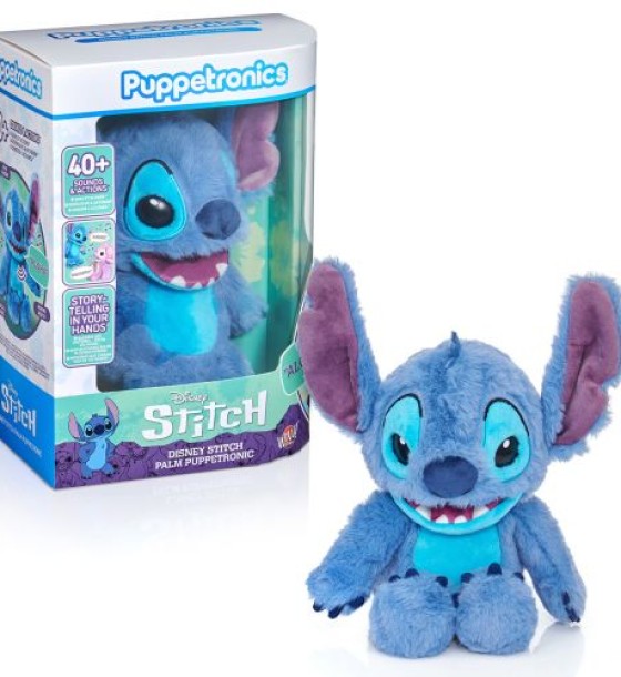 Інтерактивна м'яка іграшка Puppetronic by Real FX Palm серії Disney- Стіч / Stitch