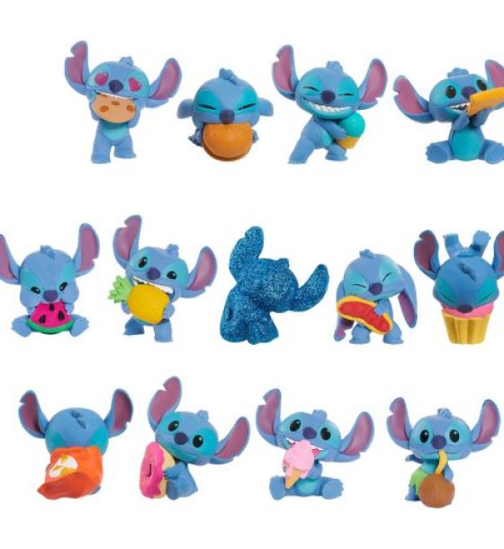 Фігурка-сюрприз у капсулі STITCH серії "Feed Me" - СТІЧ ЗІ СМАКОЛИКАМИ (в асорт., у диспл.)