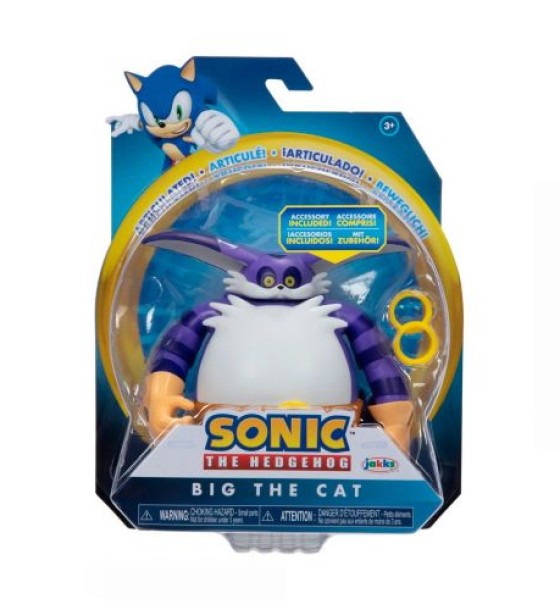 Ігрова фігурка з артикуляцією SONIC THE HEDGEHOG - Модерн Кіт Біг 10 cm