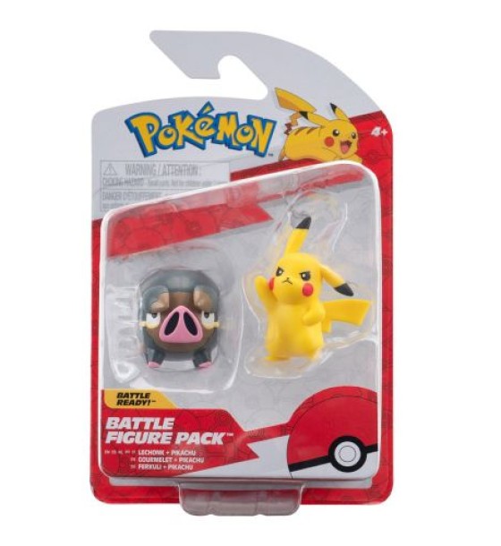 Набір ігрових фігурок Pokemon W17 - Пікачу та Лечонк