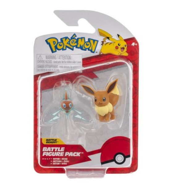 Набір ігрових фігурок Pokemon W17 - Іві та Ротом