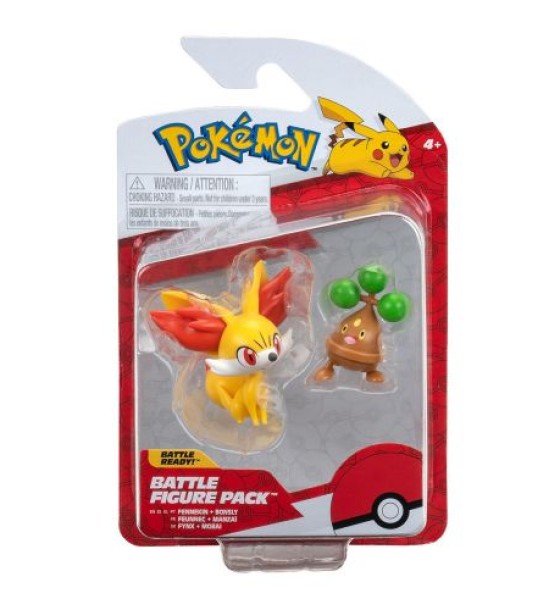 Набір ігрових фігурок Pokemon W16 - Фенекін і Бонслай