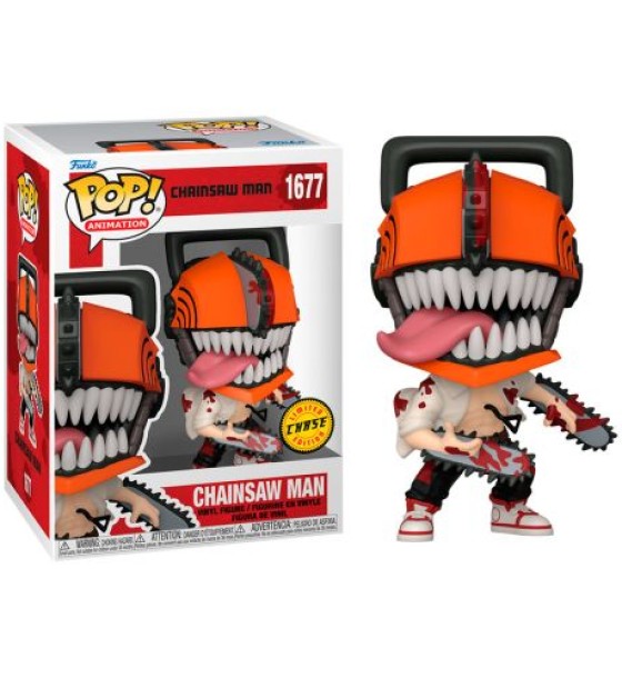 грова фігурка Funko POP! - аніме Людина-бензопила w/CH(BD), 9,6 см