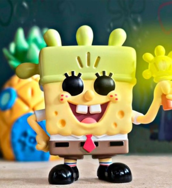 Ігрова фігурка Funko POP! - Губка Боб з рукавичкою-ліхтариком
