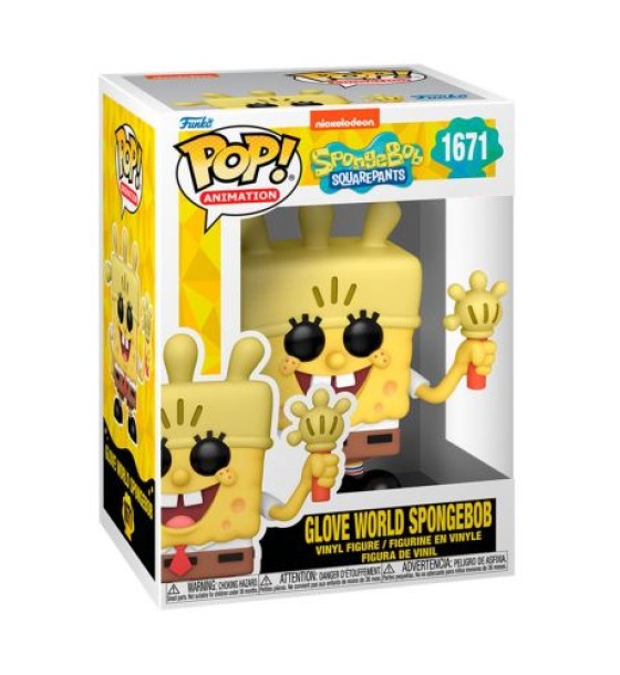 Ігрова фігурка Funko POP! - Губка Боб з рукавичкою-ліхтариком