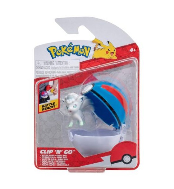 Ігровий набір Pokemon W14 - Алола Вульпікс в покеболі