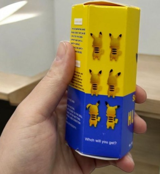 Іграшка-сюрприз на липучці аніме "Покемон Пікачу", 8 см (мікс видів)