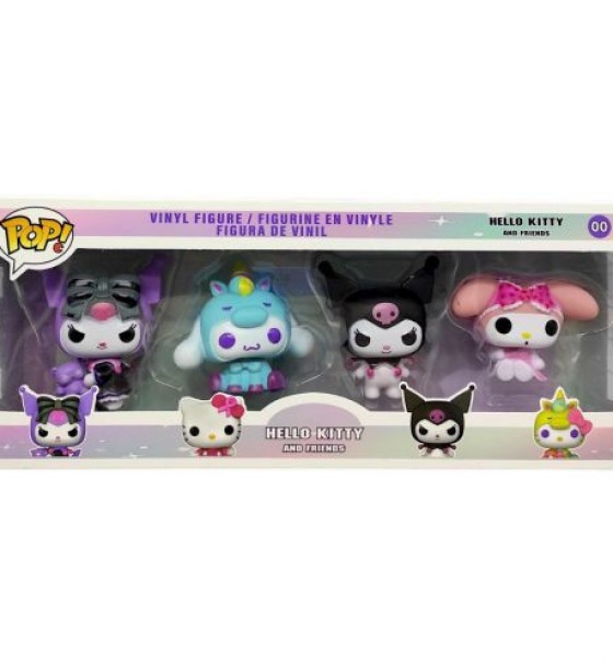 Набір вінілових фігурок "Sanrio: Hello Kitty and Friends" 4 штуки, висота: 6 см