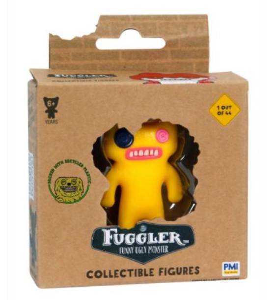 Колекційна фігурка "Fuggler/Фуглер" ЖОВТИЙ НЕРІШУЧИЙ МОНСТР, 7-8 СМ