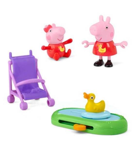Ігровий набір Peppa Figurines серії Моменти з Пеппою – Сестрички на прогулянці