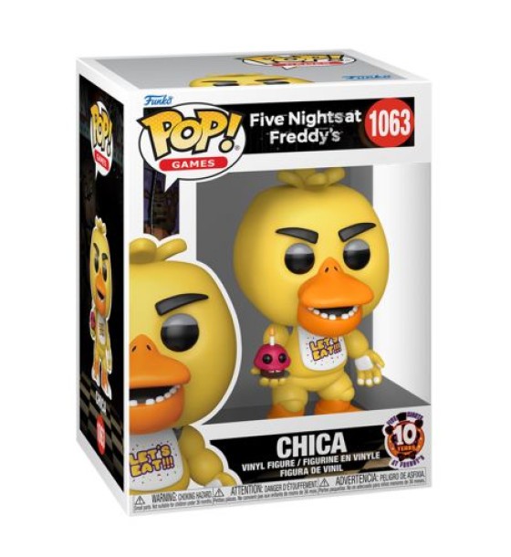 Ігрова фігурка Funko POP! серії 5 ночей у Фредді - Чіка з Містером Кексом