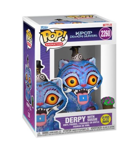 Ігрова фігурка Funko POP серії Кейпоп-мисливиці на демонів - ДЕРПІ із Сорокою та квітка K-POP (GW)