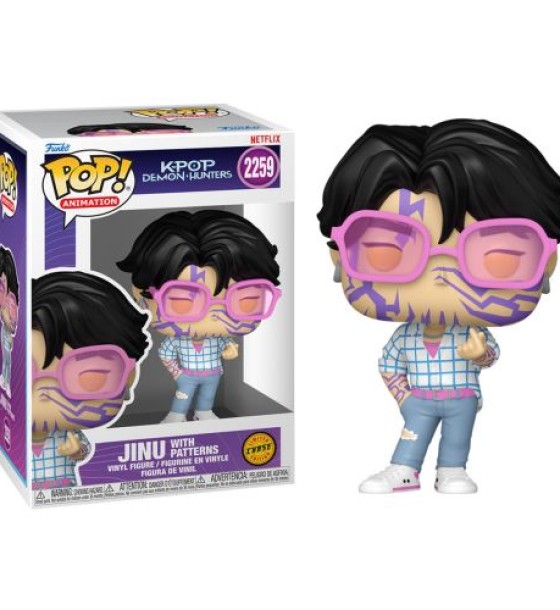 Ігрова фігурка FUNKO POP серії "Кейпоп-мисливиці на демонів" K-POP - ДЖІНУ (W/CH)
