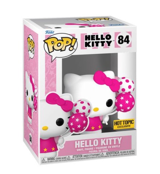Ігрова фігурка Funko POP! серії Hello Kitty - Хелоу Кітті з кульками, АНІМЕ / ANIME