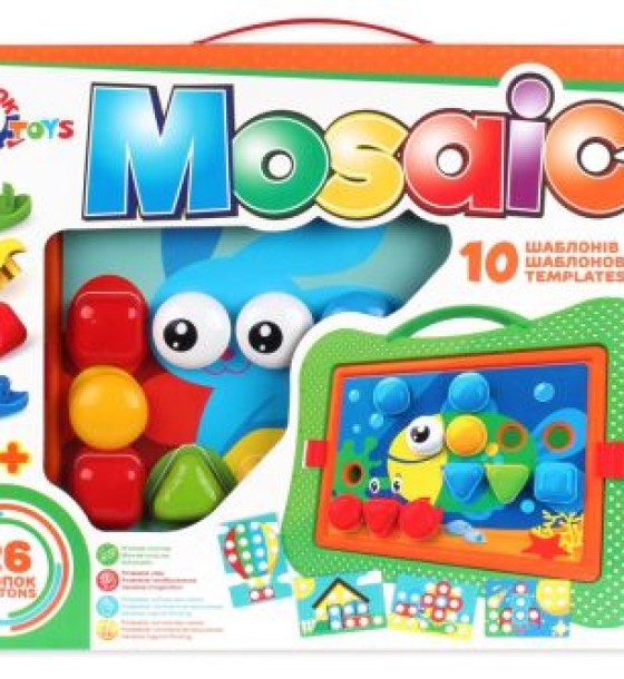 Мозаїка ТехноК, 26 фішок, 10 трафаретів