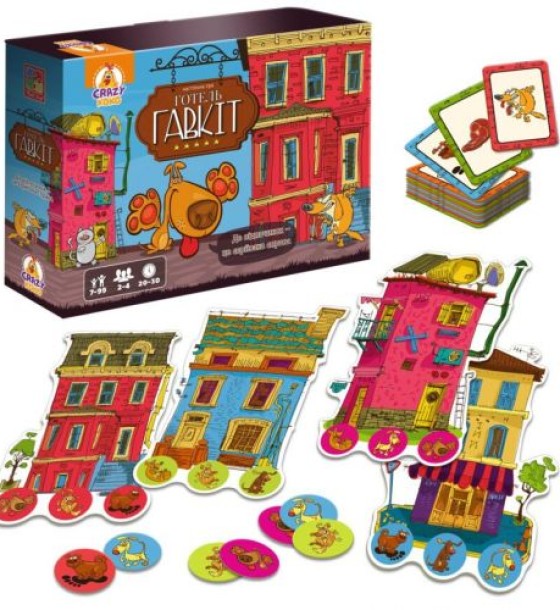 Гра настільна Vladi Toys розважальна. Готель "Гавкіт" (укр)