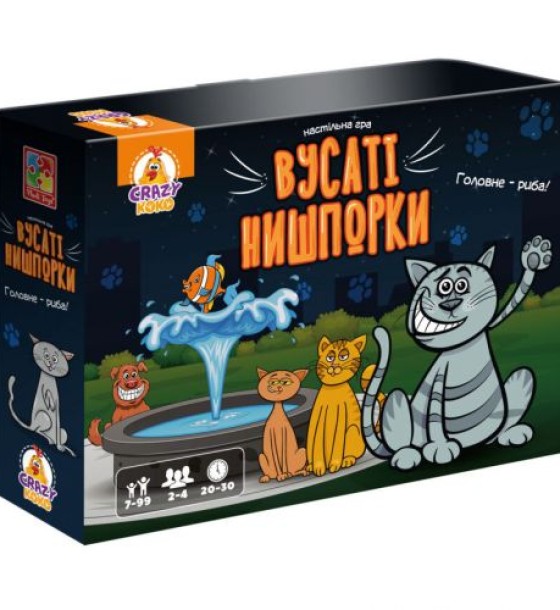 Гра настільна Vladi Toys маршрутна. Вусаті нишпорки (укр)