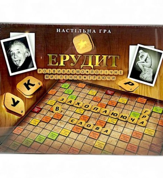 Настільна гра "Ерудит", укр
