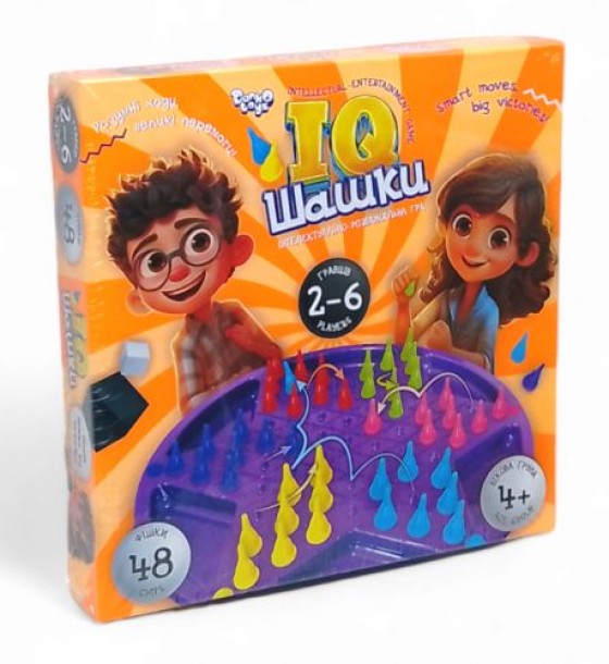 Розвиваюча настільна гра "IQ Шашки"
