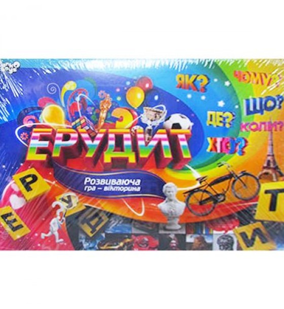 Настільна гра "Ерудит" (укр)