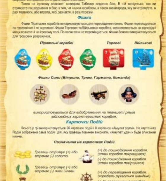 Настільна гра "Пірати"