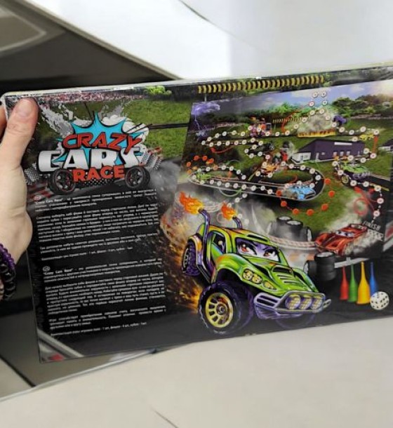 Настільна гра "Crazy Cars Race"