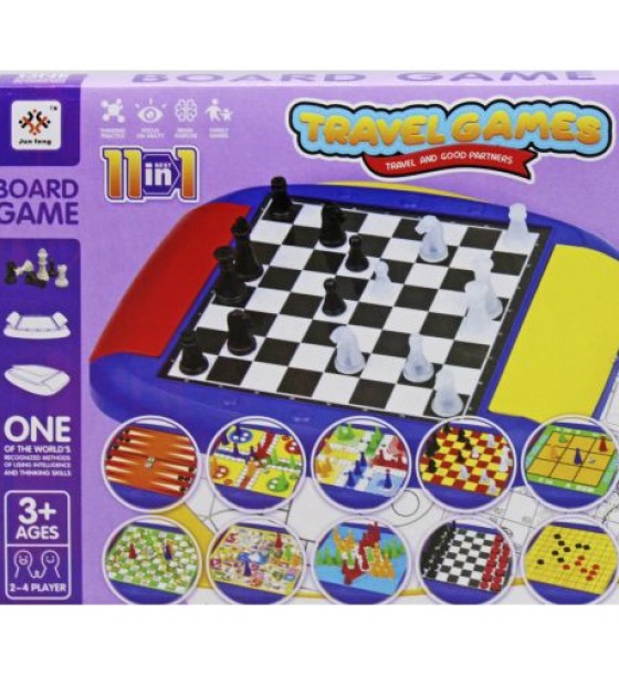Ігровий набір 11 в 1 "Travel games"