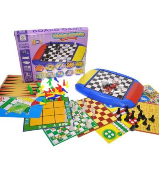 Ігровий набір 11 в 1 "Travel games"