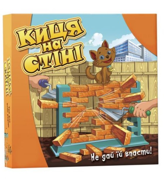 Гра дитяча настільна "Киця на стіні" (укр)