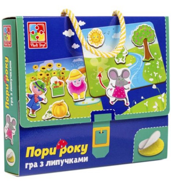 Гра з липучками "Яка пора року" (укр)