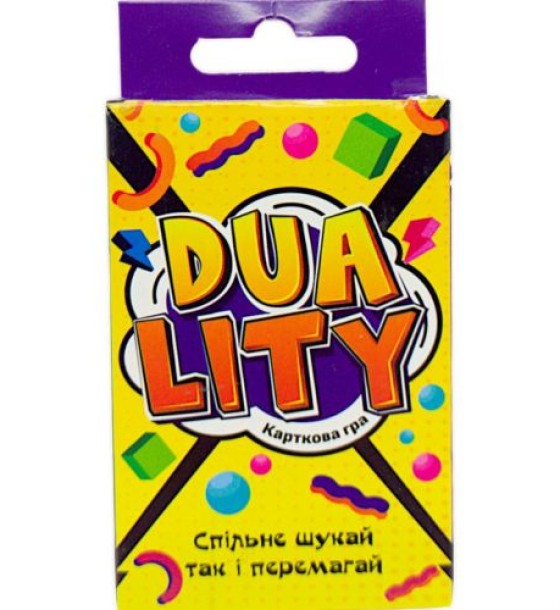 Карткова гра "Duality" логічно-розважальна, укр
