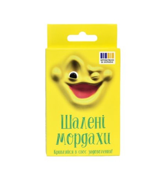 Настільна гра Strateg Шалені мордахи українською мовою